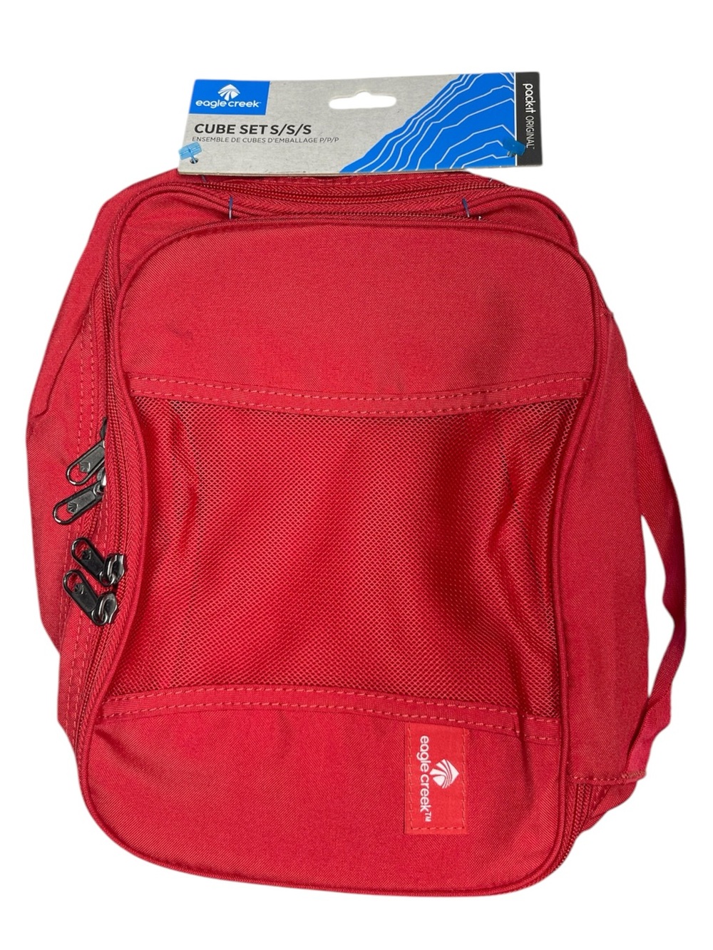 Eagle Creek Pack-It Original 2 Piece Packing Cube Set Red Travel Organizer NWT